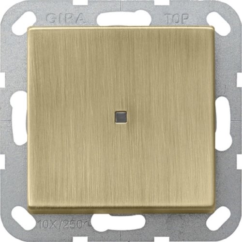 Выключатель с подсветкой без рамки Gira ClassiX 1-кл. 10А бронза картинка